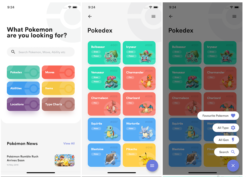Flutter Pokedex