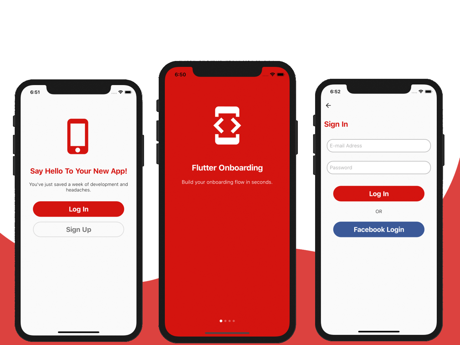Free Flutter App Templates for iOS and Android Download