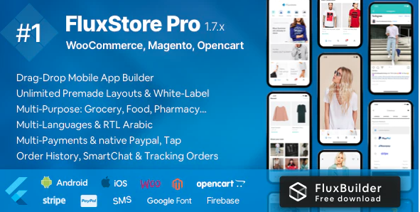 Fluxstore Pro - Flutter E-commerce Full App